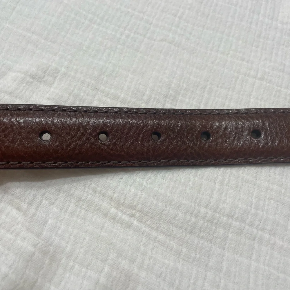 J. HILBURN COGNAC LEATHER BELT SIZE 41
